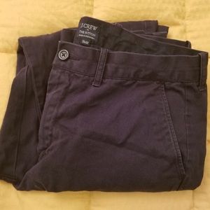 J. Crew Navy Chino Pants